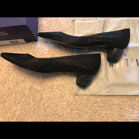 Stuart Weitzman Pocoglobe in Black Noir Size 9N - Picture 4 of 14